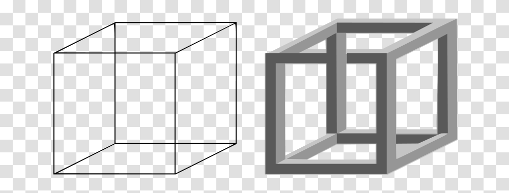 Necker Cube And Impossible Cube.png, Education, Window, Building, Outdoors Transparent Png