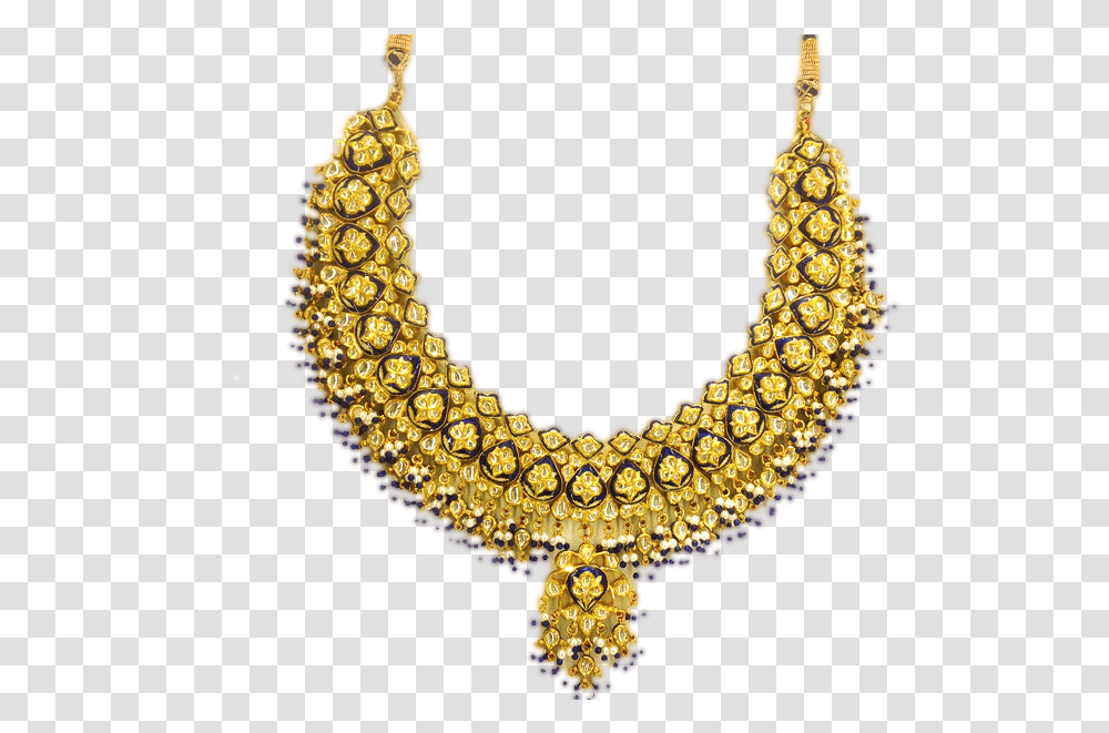 Necklace Bridal Wear Wedding Jewellery Gold Neck Necklace Designs, Jewelry, Accessories, Accessory, Chandelier Transparent Png