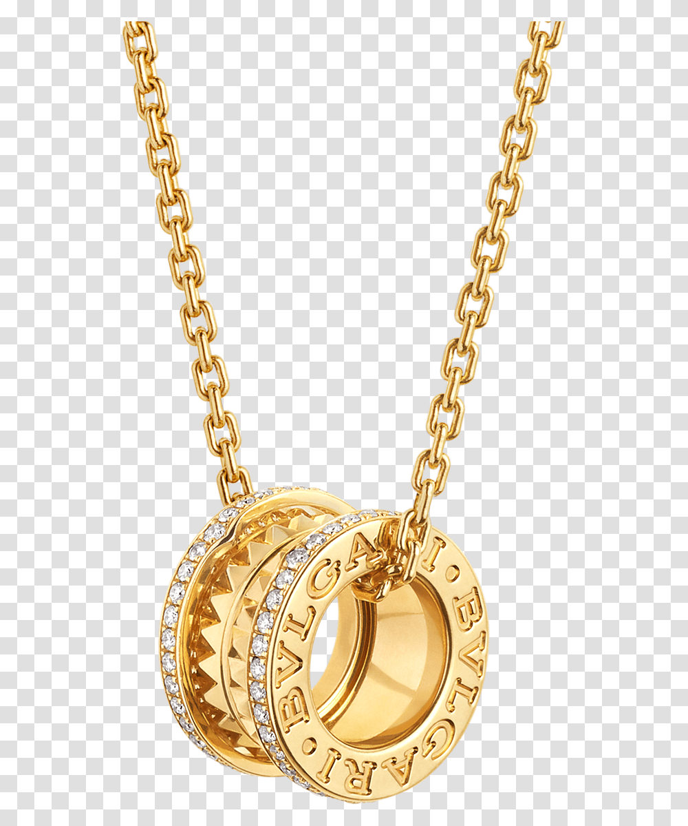 Necklace Bulgari B Zero Rock, Pendant, Gold, Jewelry, Accessories Transparent Png