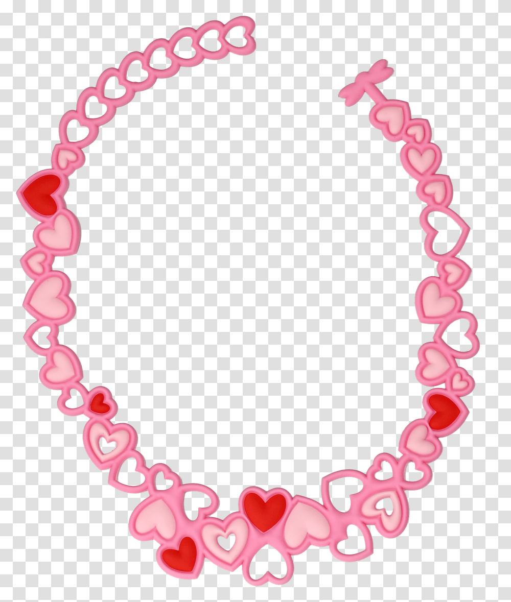 Necklace Clip Art Pink Background Design Baby Shower, Accessories, Accessory, Jewelry, Bracelet Transparent Png