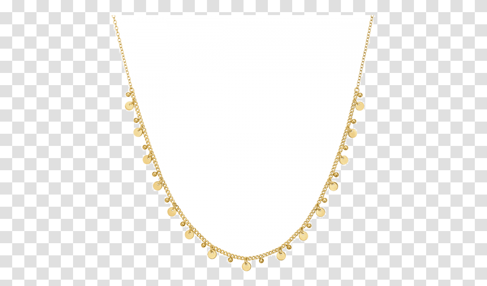 Necklace, Gold, Oval Transparent Png