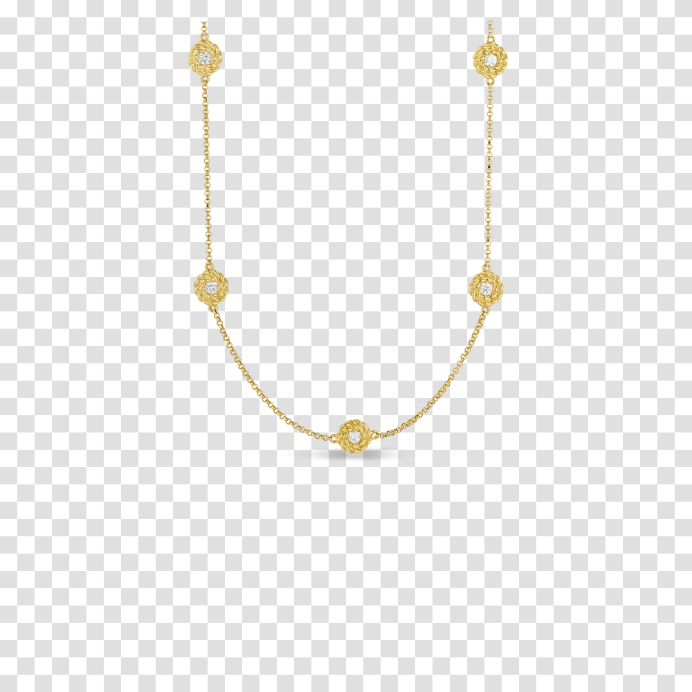 Necklace With Diamond Stations Roberto Coin, Jewelry, Accessories, Accessory, Pendant Transparent Png