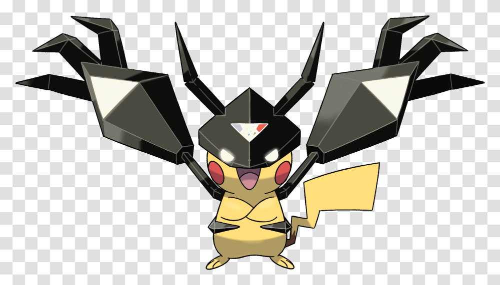 Necrozma Fused With Pikachu, Wasp, Bee, Insect, Invertebrate Transparent Png
