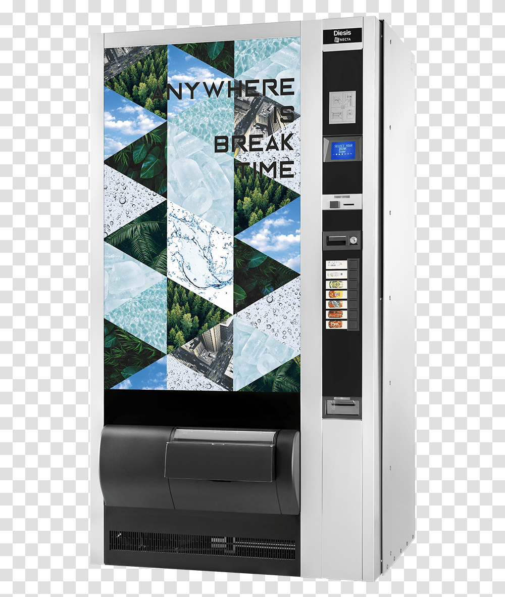 Necta Diesis, Machine, Vending Machine, Kiosk Transparent Png
