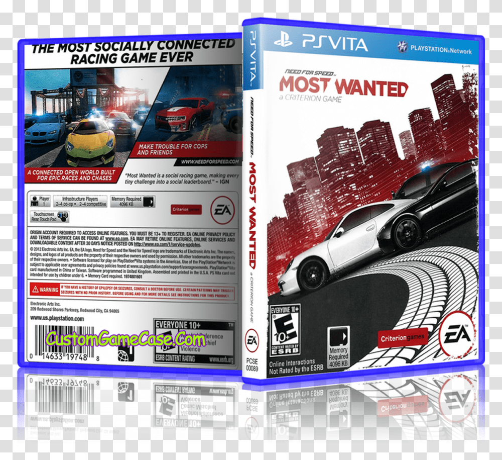 Need For Speed Most Wanted Madden Nfl 13 Ps Vita Cover, Flyer, Poster, Paper, Advertisement Transparent Png