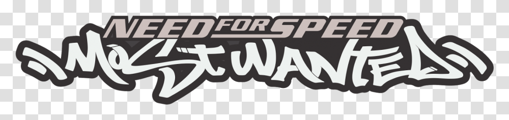 Need For Speed Most Wanted, Logo, Label Transparent Png