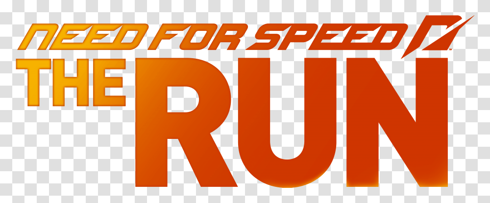 Need For Speed The Run Logo Need For Speed The Run, Word, Alphabet, Number Transparent Png