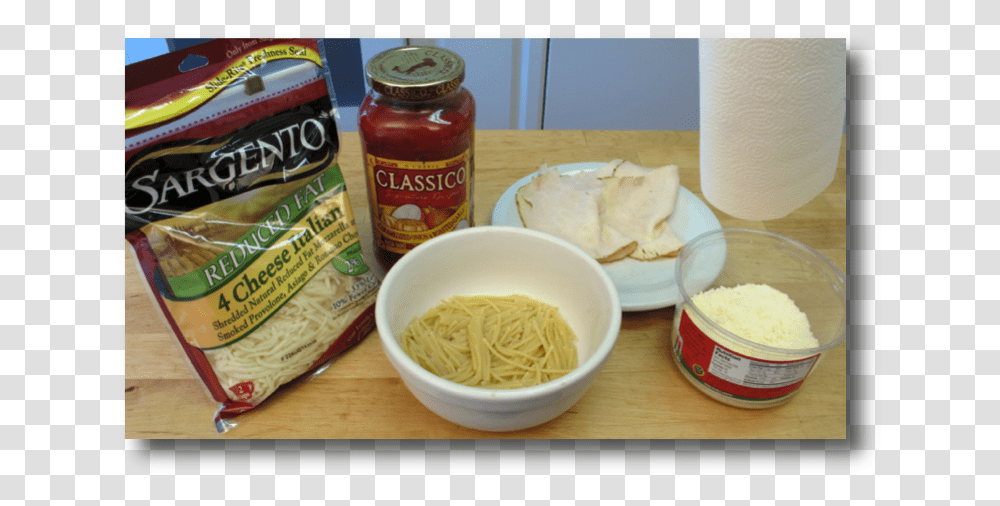 Needed To Make Pasta With Instant Chicken Parmesan Clotted Cream, Food, Noodle, Bowl, Vermicelli Transparent Png