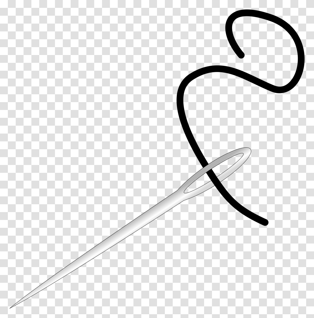 Needle And String, Weapon, Weaponry, Arrow Transparent Png