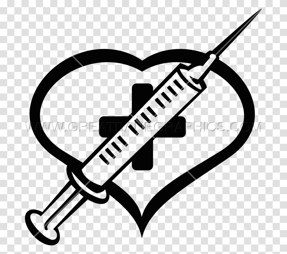 Needle Clipart Heart And Needle, Bow, Injection, Arrow Transparent Png