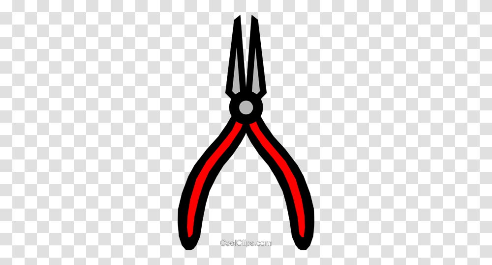 Needle Nose Pliers Royalty Free Vector Clip Art Illustration, Cross Transparent Png