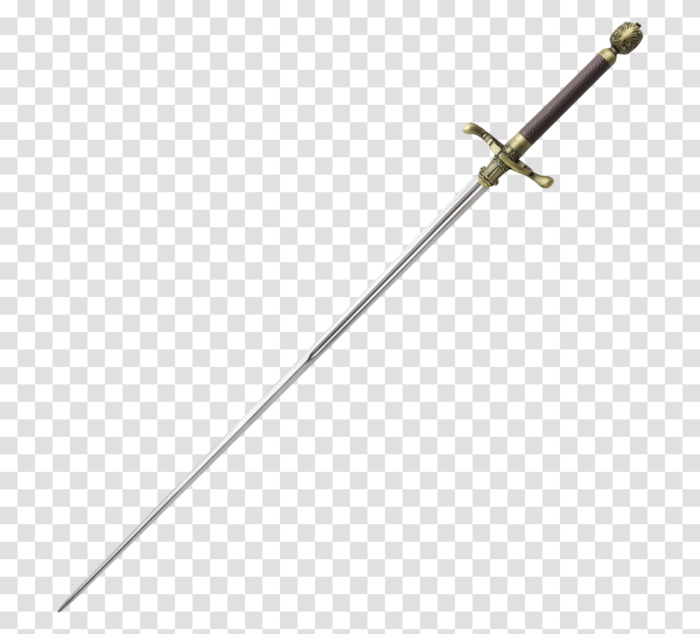 Needle The Sword Of Arya Stark John Barnett Two Handed Sword, Weapon, Weaponry, Blade, Spear Transparent Png
