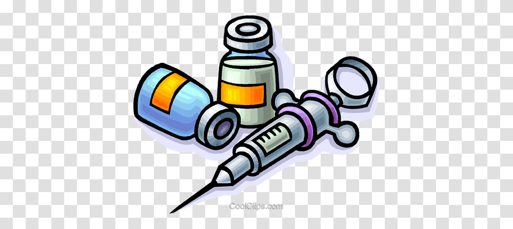 Needles With Medicine Royalty Free Vector Clip Art Illustration, Injection, Dynamite, Bomb, Weapon Transparent Png