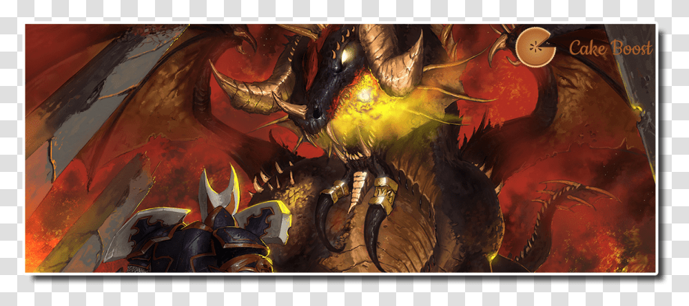 Nefarian Art, Dragon, Painting, World Of Warcraft Transparent Png