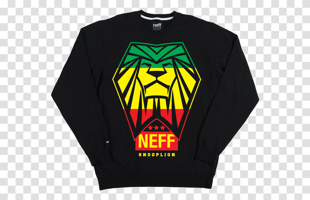 Neff X Snoop Lion Triumph Sweatshirt Neff Snoop Dogg Logo, Clothing, Apparel, Sweater, Sleeve Transparent Png