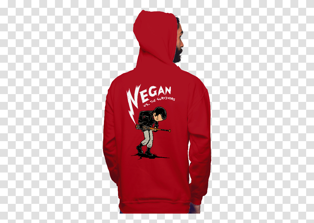 Negan, Apparel, Sweatshirt, Sweater Transparent Png