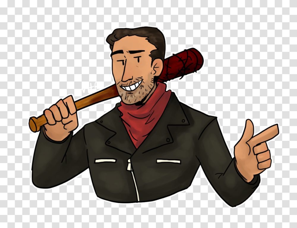 Negan, Person, Hand, Sleeve Transparent Png