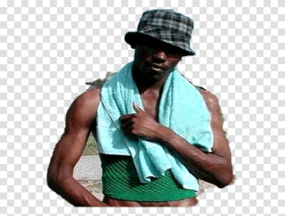 Negao D Piscina Black Guy From Whatsapp, Person, Human, Apparel Transparent Png