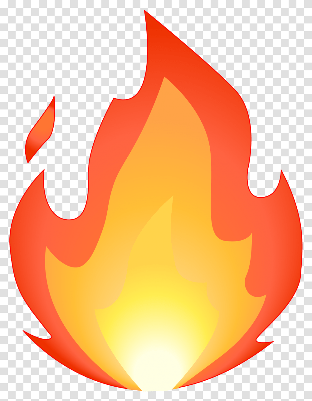 Negative Peer Pressure Clipart Apple Fire Emoji, Flame, Bonfire Transparent Png