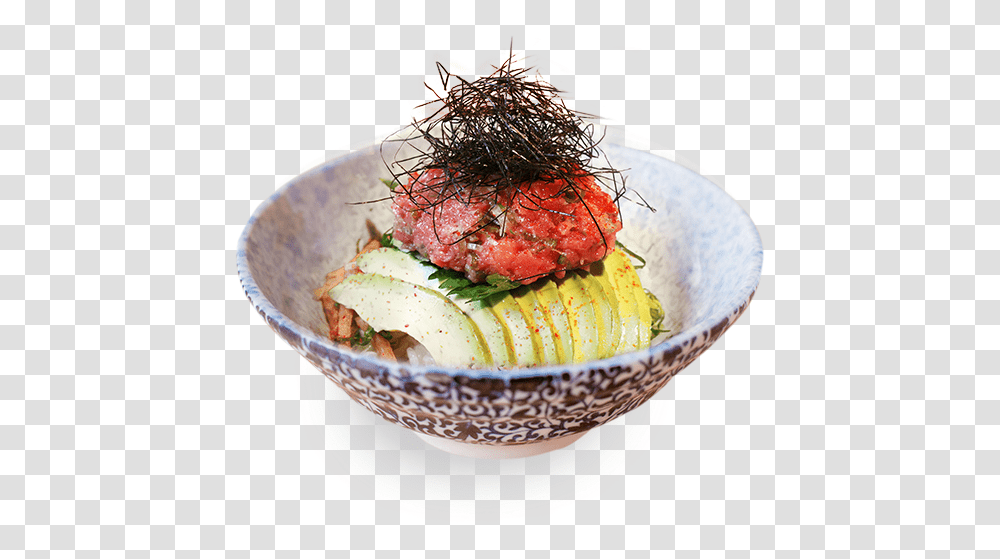 Negitoro Don Tartare Sashimi, Dish, Meal, Food, Plant Transparent Png
