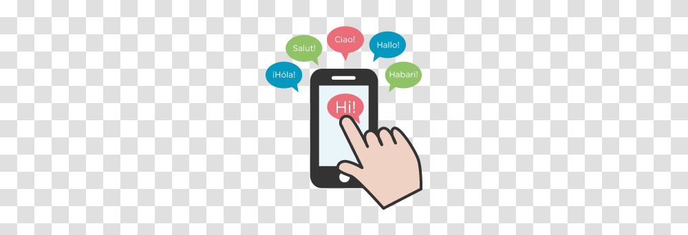 Negotiating The Language Barrier With Free Texting, Electronics, Computer, Phone, Mobile Phone Transparent Png