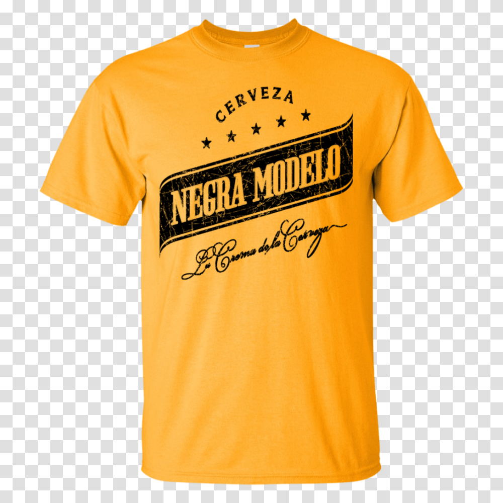 Negra Modelo Beer T Shirt Custom Designed Black Worn Label Pattern, Apparel, T-Shirt, Sleeve Transparent Png