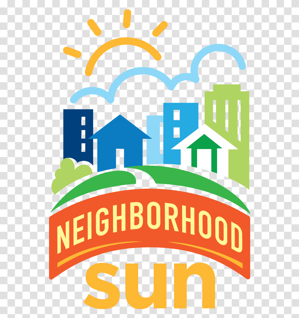 Neighborhood Logo Neighborhood Sun Logo, Advertisement, Poster, Flyer, Paper Transparent Png