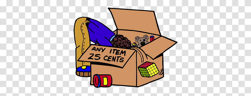 Neighborhood Yard Sale Clip Art Free Cliparts, Package Delivery, Carton, Box, Cardboard Transparent Png
