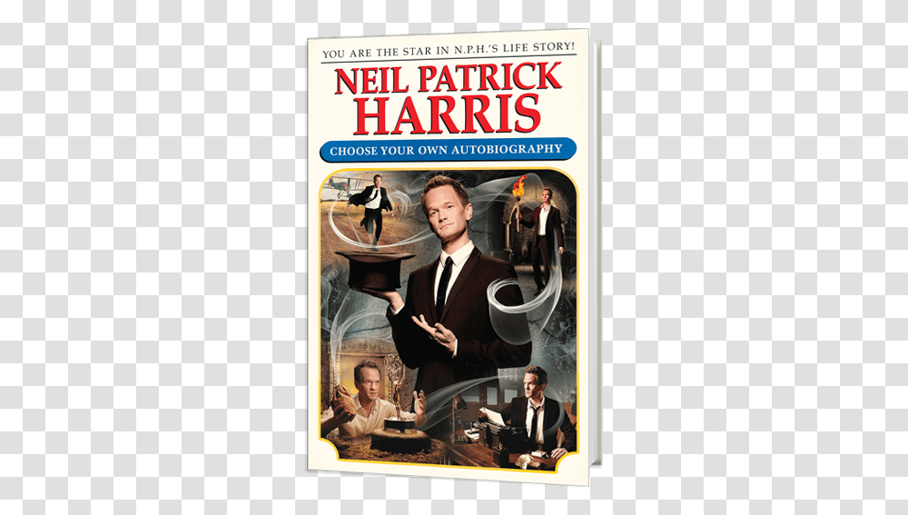Neil Patrick Harris Choose Your Own Autobiography, Person, Poster, Advertisement, Tie Transparent Png