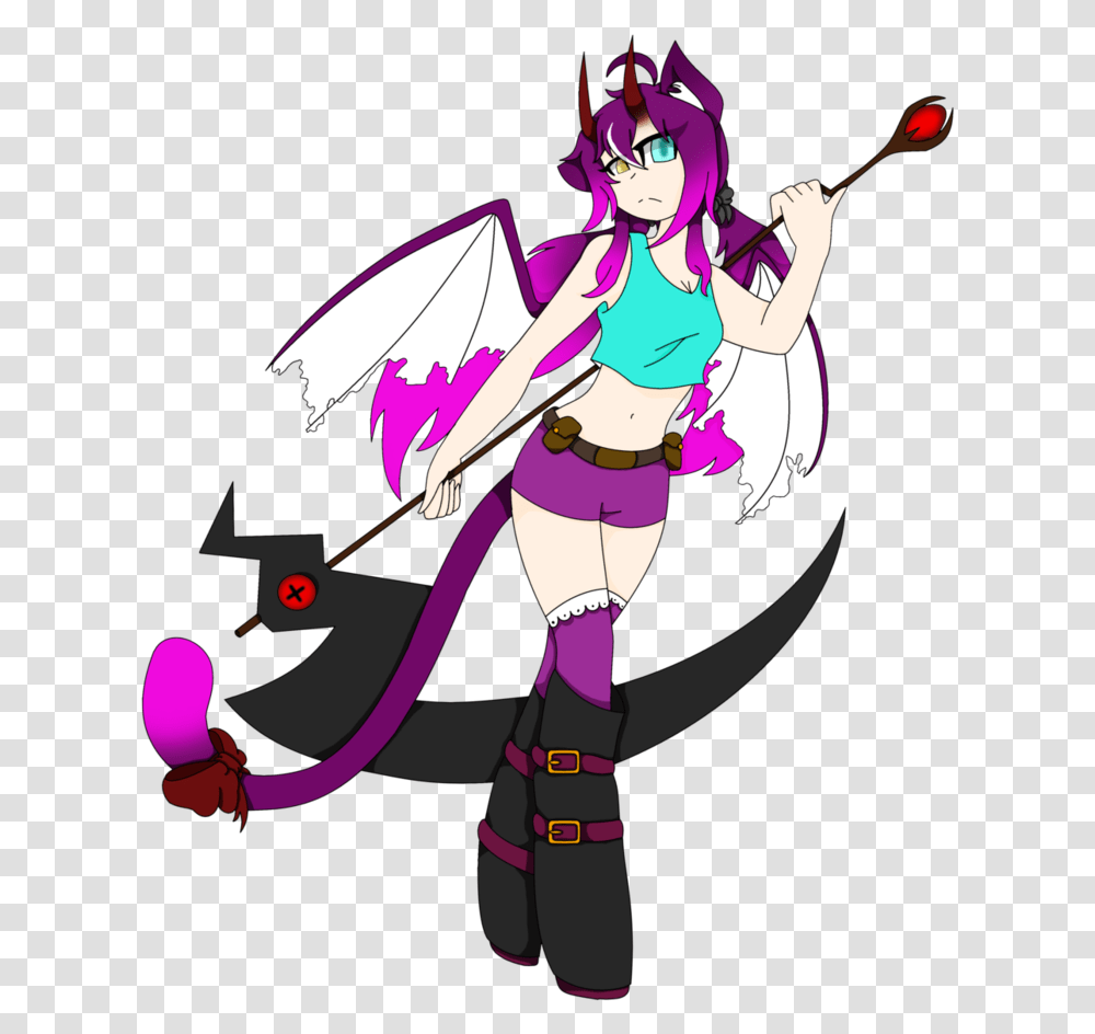 Neko Drawing Succubus Download Cartoon, Comics, Book, Manga, Person Transparent Png