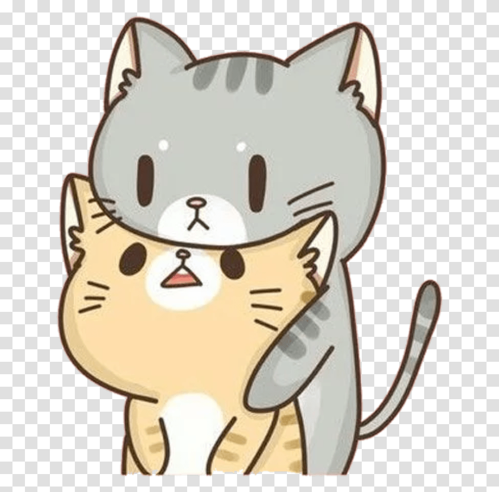 Neko Gato Cat Gatitos Cute Tumblr Kawaii Color Beautifu Stickers De Gatitos Para Whatsapp, Birthday Cake, Mammal, Animal Transparent Png