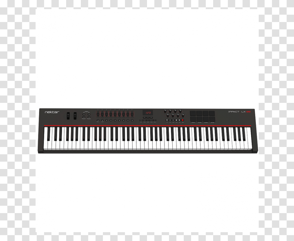 Nektar Impact Lx88 Midi Keyboard Musical Keyboard, Electronics, Baseball Bat, Team Sport, Sports Transparent Png