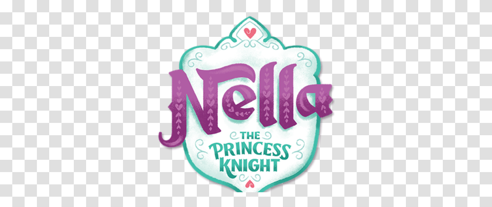 Nella The Princess Knight Graphics, Birthday Cake, Text, Label, Alphabet Transparent Png