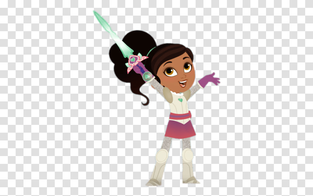 Nella The Princess Knight Nella The Princess Knight Costume, Person, Elf, Female, Outdoors Transparent Png
