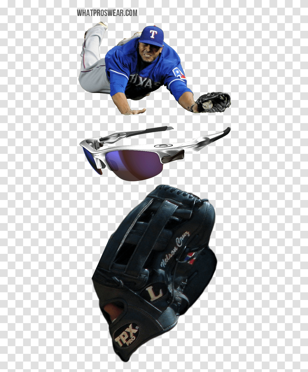 Nelson Cruz Glove Model Nelson Cruz Sunglasses Tpx Football Gear, Apparel, Person, Human Transparent Png