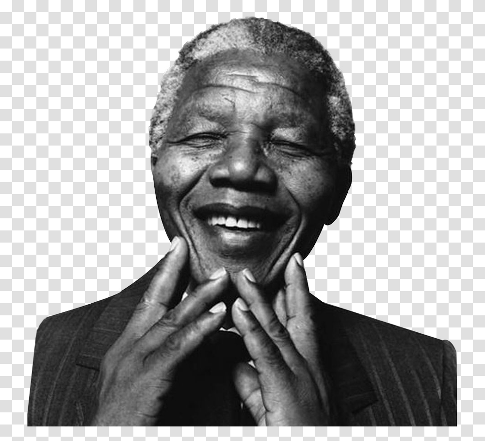 Nelson Mandela, Head, Face, Person, Smile Transparent Png