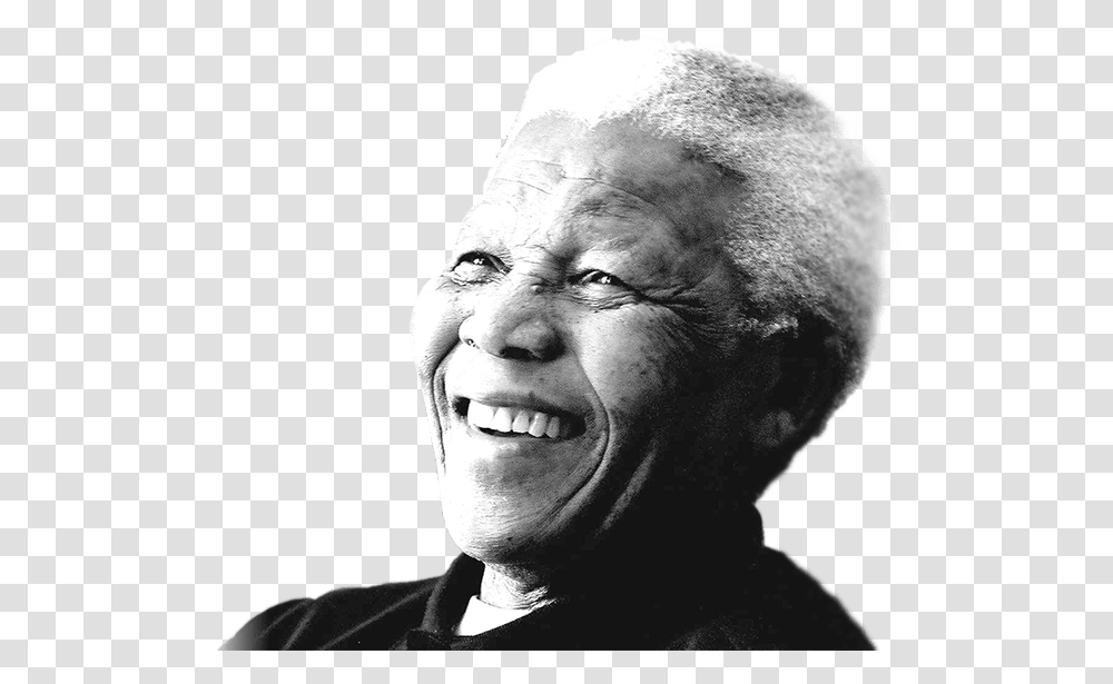 Nelson Mandela Smiling Nelson Mandela, Head, Face, Person, Smile Transparent Png