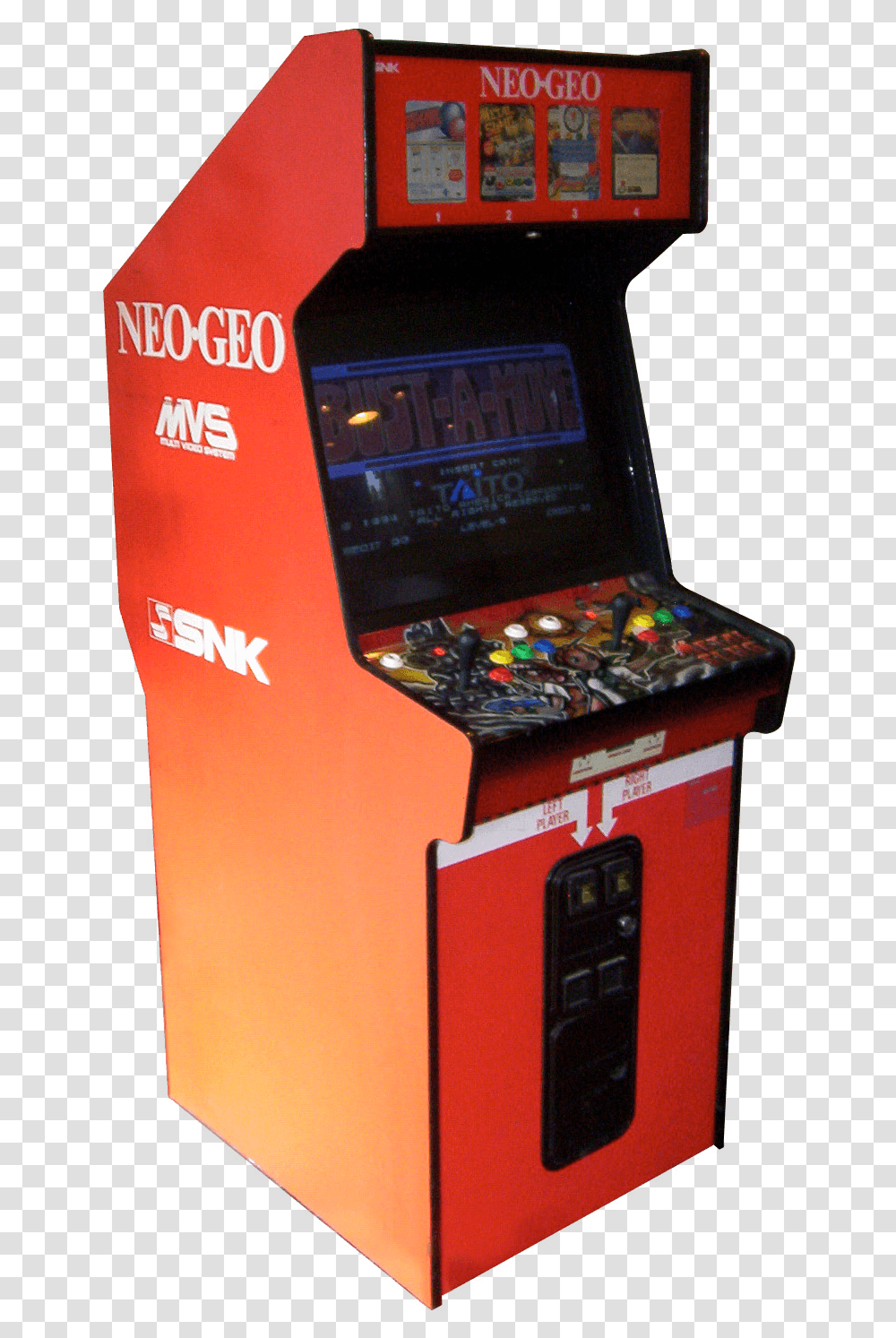 Neo Geo Arcade Cabinet, Arcade Game Machine Transparent Png