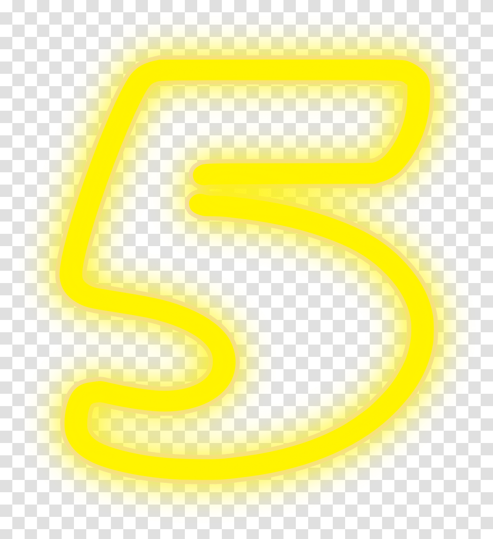 Neon 5 Lights Free Vector Graphic On Pixabay Numero 55 Colores Neon, Text, Number, Symbol, Icing Transparent Png