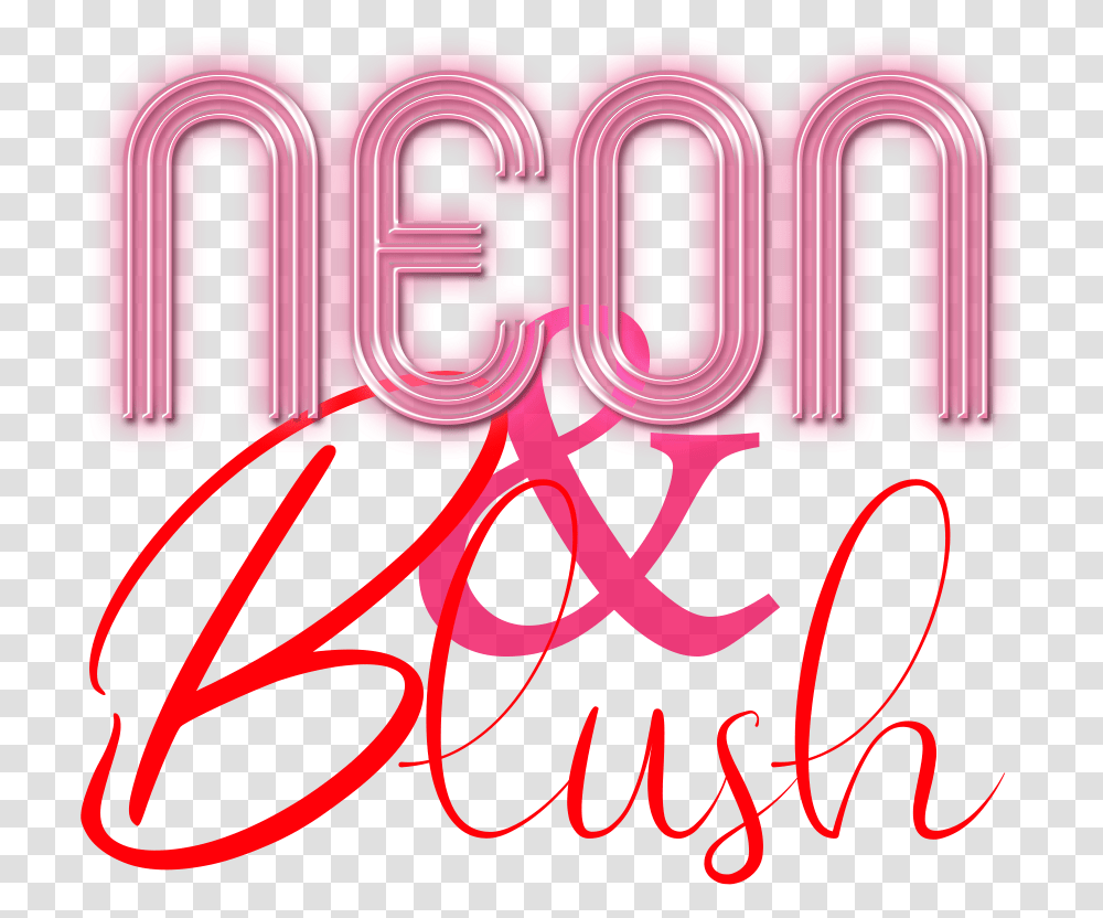 Neon And Blush Weddings And Events, Alphabet, Purple, Light Transparent Png