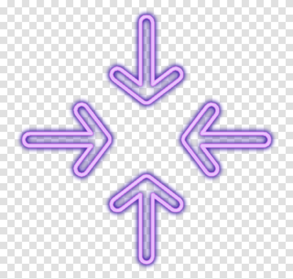 Neon Arrow Portable Network Graphics, Purple, Light, Cross Transparent Png