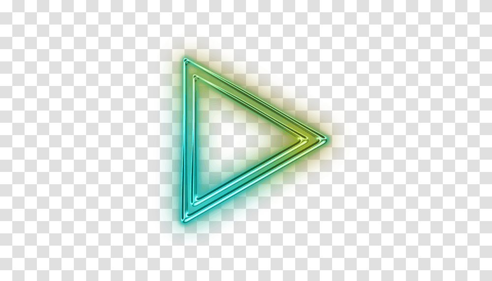 Neon Arrow Right, Triangle Transparent Png