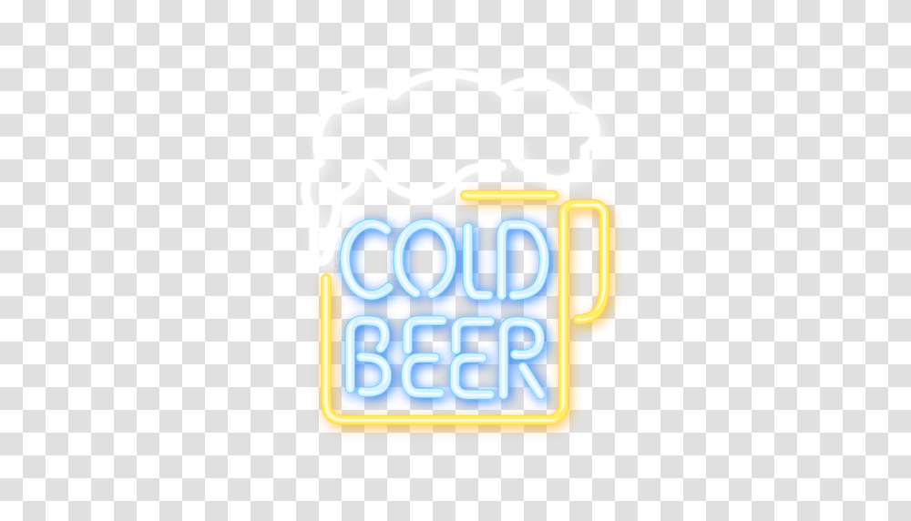 Neon Beer Sign, Word, Number Transparent Png