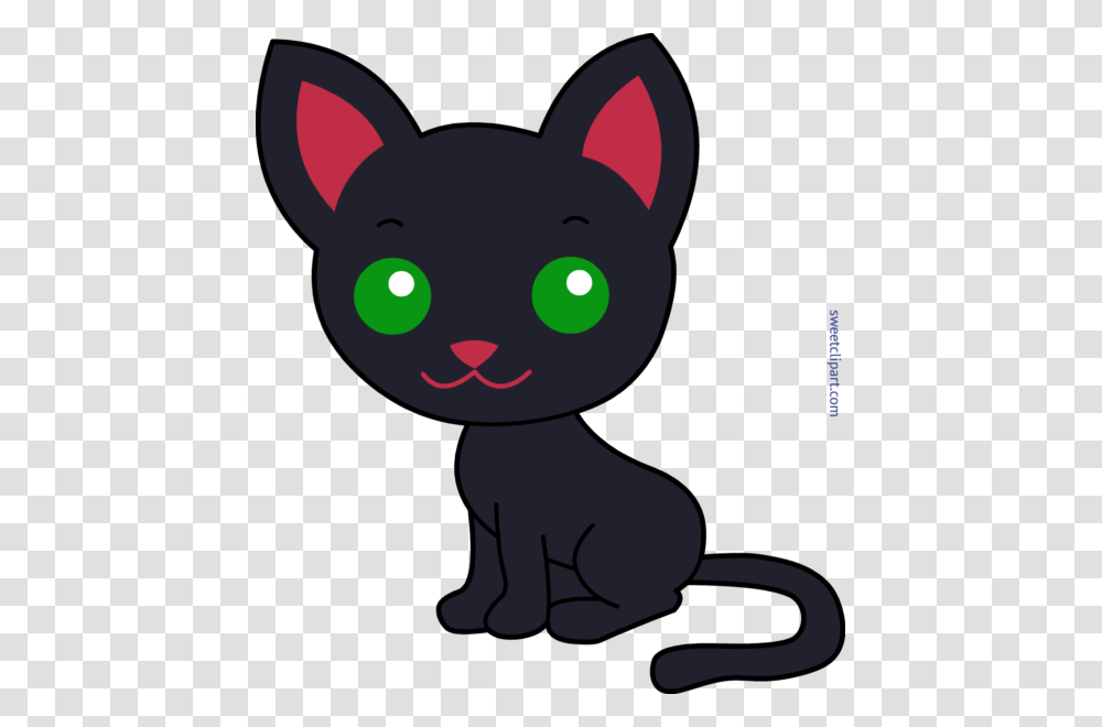 Neon Black Cat Clipart Free Stock All Clip Art Archives Kitty Cat Clip Art, Animal, Mammal, Pet Transparent Png