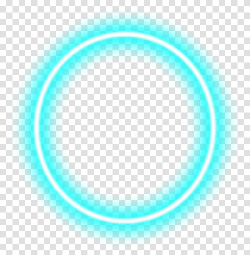 Neon Blue Light Circle Tumblr Neon Lights Tumblr Hd, Outdoors, Frisbee, Toy Transparent Png