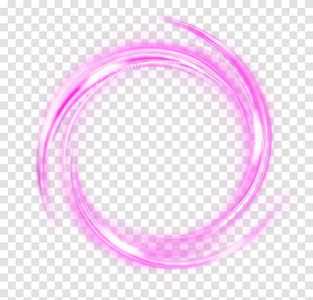 Neon Circle Portal Freetoedit Background Circle, Light, Purple, Tape Transparent Png