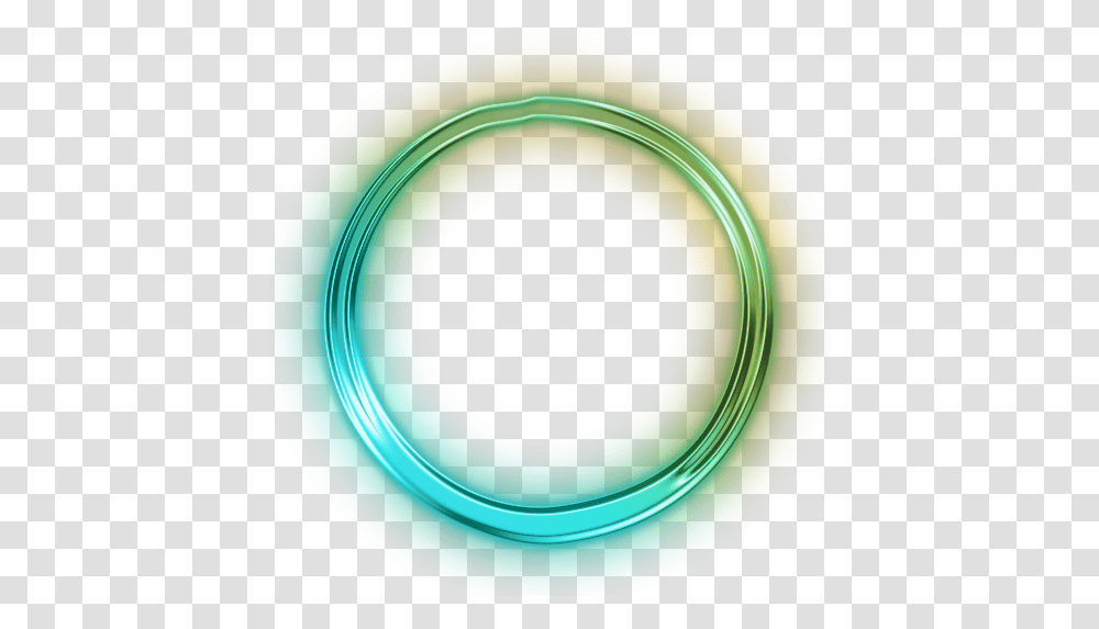 Neon Clipart Circle 1 Circles In Green Blue, Light, Pottery, Frisbee, Toy Transparent Png