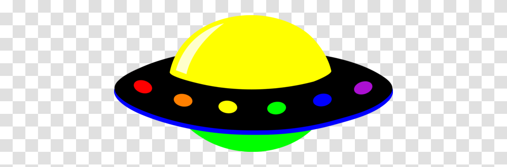 Neon Colorful Alien Ufo, Helmet, Hardhat, Crash Helmet Transparent Png