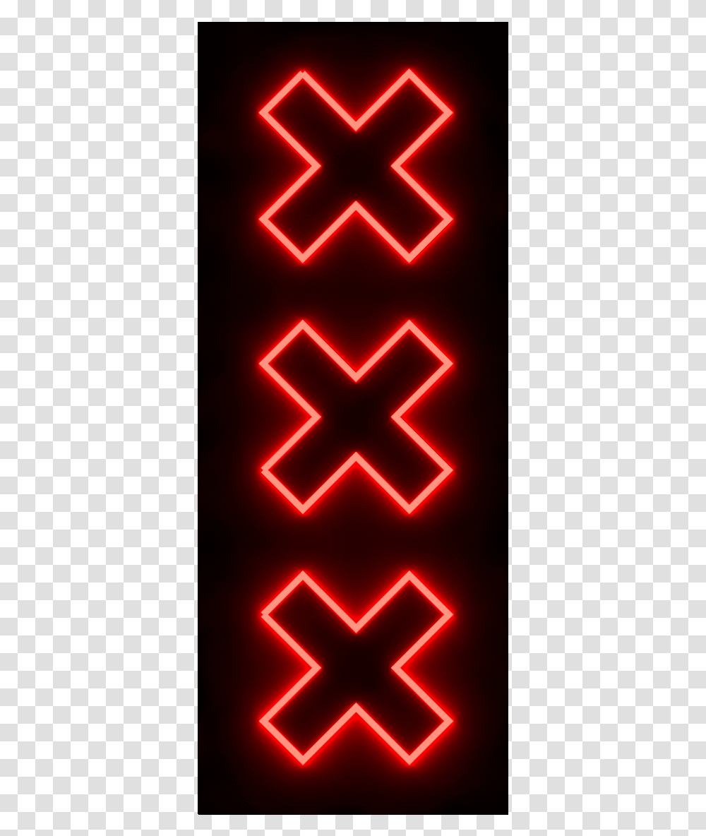 Neon, Cross, Light, Corner Transparent Png