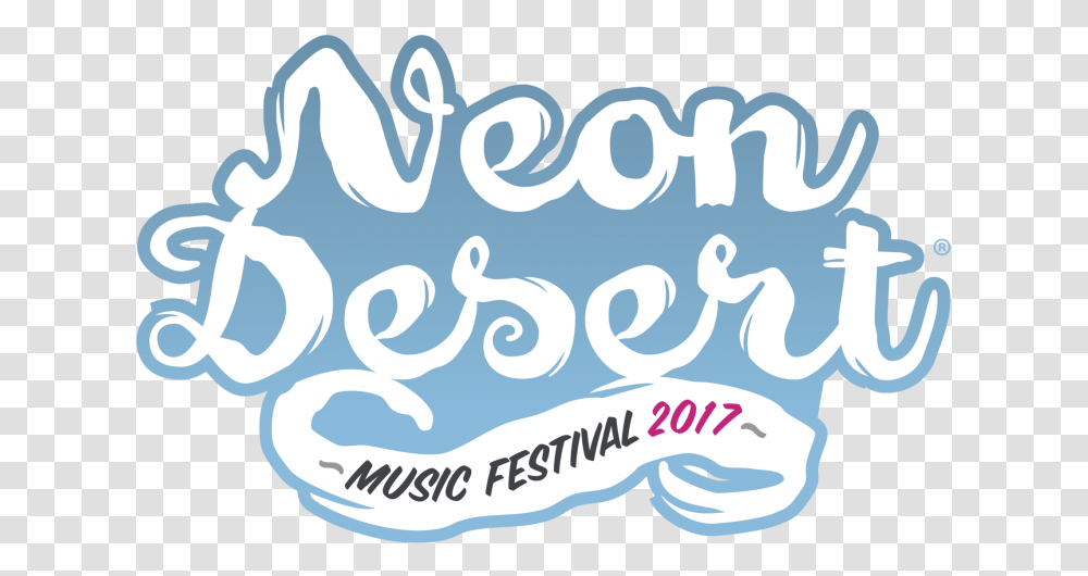 Neon Desert Music Festival Logo, Label, Number Transparent Png